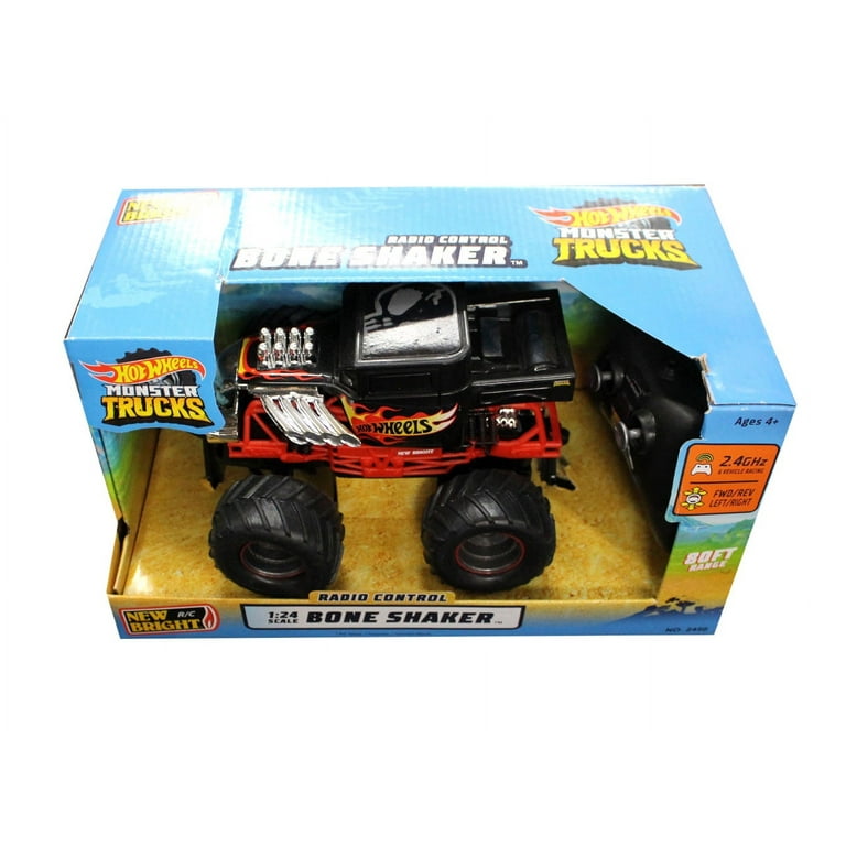 New Bright 1.24 R and C Hot Wheels Monster Truck Bone Shaker