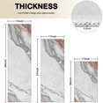 thumbnail image 4 of White Gray Rose Gold Marble Pattern Kitchen Rugs Sets Of 3,Kitchen Runner Rugs Non Skid Washable,Decorative Kitchen Floor Mats for Kitchen,Sink,Laundry,17"x30"+ 17"x47" + 17"x59", 4 of 6