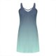 thumbnail image 5 of Vestido Largo de Manga Larga para las Mujeres Cuello en V Plisado Impresión sin Posicionamiento con Tela Elástica, Vestido Casual de Cintura Elástica para Uso Diario Y de Playa, 5 of 7