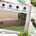 thumbnail image 6 of Outsunny 8x2x2ft Galvanized Raised Garden Bed Kit, Large Outdoor Metal Elevated Planter Box with Safety Edging for Flowers, Vegetables, Dark Brown, 6 of 9