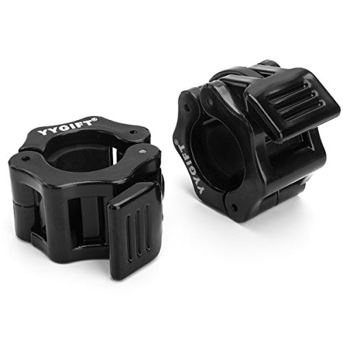 Yygift One Pair Of 1 Diameter Barbell Clamps Abs Locking Collars Clamp