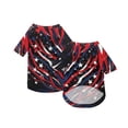 thumbnail image 2 of Dog Sweatshirts for Small Dogs, Stretchy Knit Material, Casual Pet Shirt, Memorial Day, Stars Stripes, 1 Pc, 2 of 5