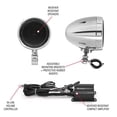 thumbnail image 3 of Sistema de Altavoces y Amplificador Impermeable Boss Audio MC420B Bluetooth para Motocicleta y UTV, 3 of 6
