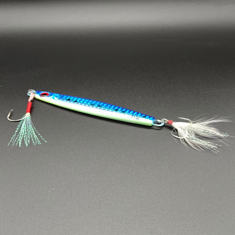 5 Pack Metal Jig Lure Shore Casting Spoon Jigging Bass Saltwater Fishing Tackle