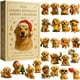 thumbnail image 1 of Calendario de Adviento navideño para perros Golden Retriever, Calendario de Adviento 2025, 24 perros diferentes, Adornos para el árbol, Figuras divertidas de cachorros, Juguetes, Cuenta regresiva, Ama, 1 of 3
