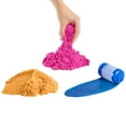 thumbnail image 3 of Wonder Factory Never Dry Sand Bag with Never Dry Dough- Orange + Red Sand with Blue Dough, 3 of 6