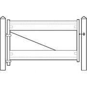 Adjust-A-Gate II Ranch 2 Rail Fence Gate Frame-AG22006