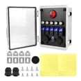 thumbnail image 1 of yuksok 5 Gang Rocker Switch Waterproof Box Dustproof Parts for Boat UTV Marine Style A, 1 of 9