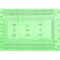 thumbnail image 1 of Ahgly Company Indoor Rectangle Solid Emerald Green Modern Area Rugs, 4' x 6', 1 of 4