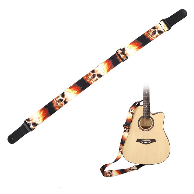 Correa de guitarra, correa de hombro de cuero Correa de hombro de guitarra Accesorios para instrumentos musicales Diseñado meticulosamente