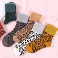 thumbnail image 1 of unbranded 5Par Medias De Largo Estampadas Para Mujer Con Súper Elástico Y Estilo Casual, 1 of 8