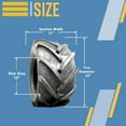 thumbnail image 5 of JusTubes (Pair) 22x11.00-10 Lug R-1 Heavy Duty Tubeless Tractor Tires, 5 of 8