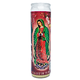 thumbnail image 4 of Veladora Virgen De Guadalupe Con Vaso de Vidrio Reutilizable Blanca Caja 3 Piezas Veladora México Virgen de Guadalupe, 4 of 4