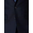 thumbnail image 3 of Ryan Seacrest Mens Solid Modern Fit Two Button Blazer Jacket, Blue, 46 Regular, 3 of 4