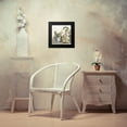 thumbnail image 4 of Nai, Danhui 12x12 Black Modern Framed Museum Art Print Titled - Greenhouse Orchids on Shiplap II, 4 of 5