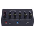 thumbnail image 1 of Microphone d'Entrée Expandeur d'Instrument Mixeur 5 Canaux avec Réverbération Retardatrice Haut-Parleurs Extérieurs Charge Console Sonore, 1 of 7