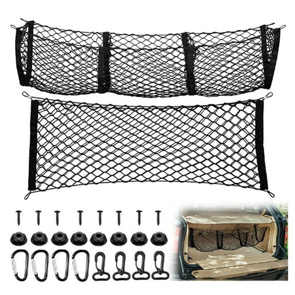 Flexible Stretchy Mesh Cargo Net Convenient Solution For Truck Bed Organization