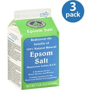 White Mountain Epsom Salt, 1 lb (Pack of 3)