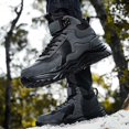 thumbnail image 5 of NOKIO Men'S Snow Hike High-Top Boots Men'S Snowshoeing Fleece-Lined Boots Men'S Snow Walking Anti-Skid Shoes Couple Women Men Hiking Boot Shoes Cotton Short Shoes Snow Boots Men'S Snow Country Boots, 5 of 5