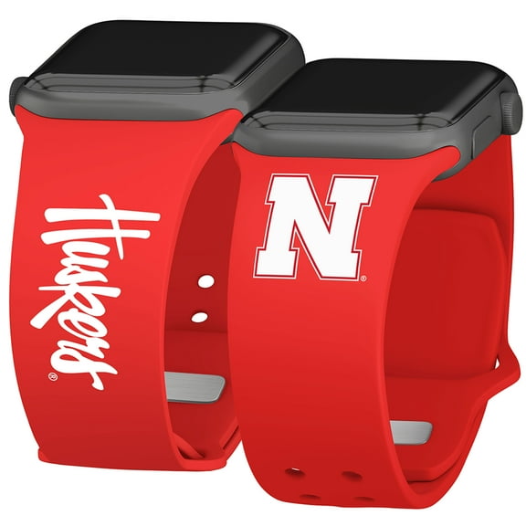 Nebraska HD Iconic Edition Unisex Watch Band for Apple Watch, 42/44/45/49mm(46mm Series 10/11) Long by Affinity Bands