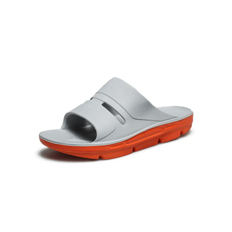 Ymiytan Mens Platform Slide Sandals Lightweight Open Toe Shower Shoes Color  Matching
