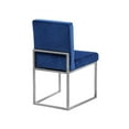 thumbnail image 5 of Meridian Furniture Giselle Navy Velvet Dining Chair (Set of 2), 5 of 5