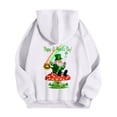 thumbnail image 2 of WILLBEST Sweat à Capuche et Chandails en Molleton pour Hommes Mode Automne et Hiver Décontracté Imprimé Stpatrick à Manches Longues, 2 of 5