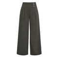 thumbnail image 6 of Leggings for Women Buttery Soft High Waist Yoga Leggings with 2 Pockets, Control Workout Running 4 Way Stretch Yoga Pants Fitness Sports Running Yoga Athletic Pants Dark Gray,2XL, 6 of 9