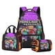thumbnail image 1 of Mochila de Minecraft para estudiantes con estuche de doble capa y lonchera, 24 estilos, material escolar impermeable., 1 of 5