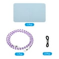 thumbnail image 3 of Uxcell Eyeglass Chains for Women, Stylish Glasses Chain Sunglass Strap Glasses Beaded String Holder, Purple, 3 of 5