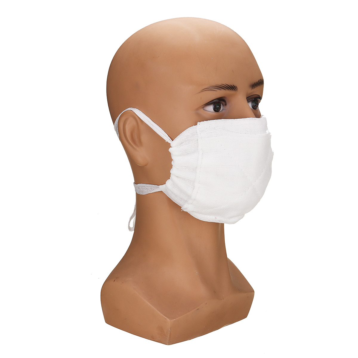 10pcs Gauze Mask Cotton Mask White DustProof Sunscreen AntiPollen