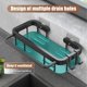 thumbnail image 3 of Organizador de fregadero de cocina de acero inoxidable, soporte para esponja de fregadero de cocina, almacenamiento de esponja de fregadero de cocina negro, con 2 soportes para palillos, organizador, 3 of 5