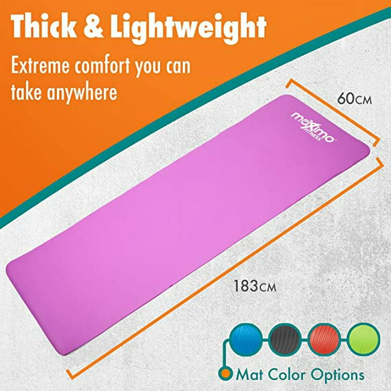 Maximo Exercise Mat Multi Purpose Yoga Pilates Sit Ups Stretching Home Gym Walmart