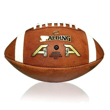 UPC 029321726772 product image for Spalding Alpha Leather Football - Light Brown Red - Junior | upcitemdb.com
