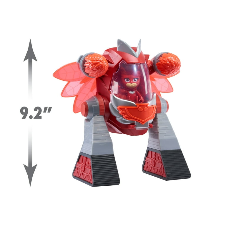 PJ Masks Turbo Movers, Owlette Action Figure, Red, Kids Toys for