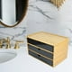 thumbnail image 1 of Bambú Desktop Storage Drawer Solution Caja de Cepillo de Premium Caja de Almacenamiento funciones para Hotel Habitación Three Layer perfecl Cajón de almacenamiento de escritorio, 1 of 7