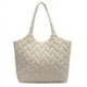thumbnail image 1 of Nvzi Bolsa de lona de esponja para compras de verano, bolsos de hombro, color blanco, 1 of 4
