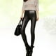 thumbnail image 4 of EeaseMX 1PC Otoño e Invierno Plus Espesor Elástico Mate Leggings de Cuero Sintético Mujeres Leggings Delgados Talla S, 4 of 7