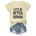 thumbnail image 2 of Beige Women's Short Sleeve T-shirt, Womens Fashion Workout T Shirts Athletic Plus Size Tops Summer Trendy Clothes 2025 Short Sleeve Spring Tee,Women's Short sleeve T-shirt XXL, 2 of 7