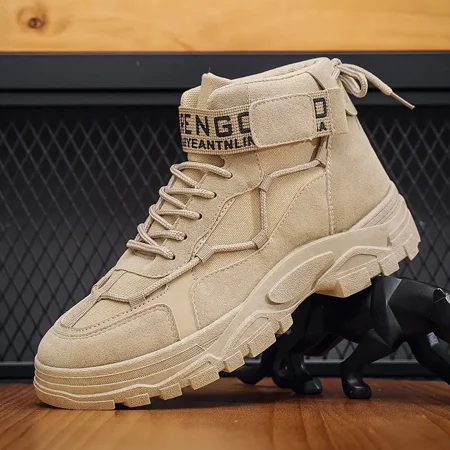 

Men‘s Lace-up Boots Waterproof Anti-skid Shoes Fall/Winter