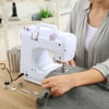 Excelvan Electric Rich Small Sewing Machine With 12 Built-In Stitches 7 styles of 1-Step Auto-Size Button holes Quilting Table and Hard Cover