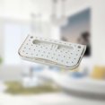 thumbnail image 4 of Milisten Home Shoes Storage Rack Fold Wall-mounted Paste PP Shoe Rack Bathroom Wall Flop Suction Wall Durable Shoes Racks (White), 4 of 5