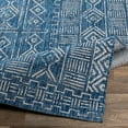 thumbnail image 5 of Mark&Day Outdoor Rugs, 6x9 Valsteeg Global Indoor/Outdoor Denim Area Rug, Non Shedding Blue White Carpet for Patio, Porch, Deck, Bedroom, Living Room or Kitchen (6'7" x 9'), 5 of 7