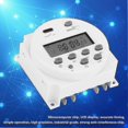 thumbnail image 3 of 12v Mini Lcd Digital Lcd Power Weekly Timer Relay Switch Digital Timer Power Timer Control With Waterproof Cover White, 3 of 5