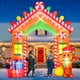 thumbnail image 1 of Arco inflable de Navidad Thanger de 9 pies con luces LED, 1 of 6