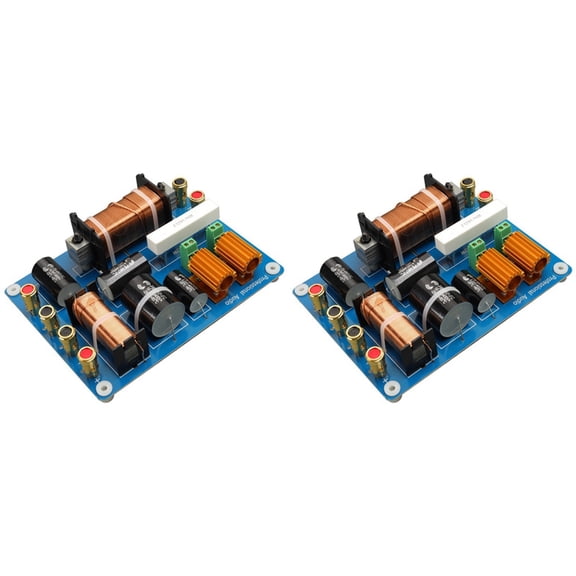 2X Two-Way Speaker Crossover Professional Stage Performance 1500W Frequency Divider for Single 15 Inch 18 Inch Speaker