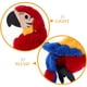 thumbnail image 3 of Peluche realista de loro, animal de peluche con forma de ave realista para decoración del hogar, muñeco de peluche divertido con forma de loro, decoración para fiestas, loros artificiales, 3 of 8