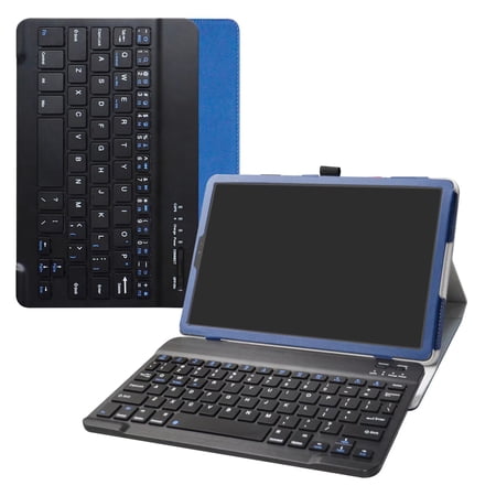 Labanema 10.5" Samsung Galaxy TAB S5E T720 T725 Bluetooth Keyboard Case, PU Leather Folio Stand Protective Case, Cover for 10.5" Samsung Galaxy TAB S5E T720 T725 (Blue)