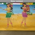 thumbnail image 6 of Ambesonne Tiki Bar Place Mats Set of 4, Luau Party Dance, Standard Size, Multicolor, 6 of 6