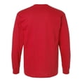 thumbnail image 3 of Ultra Cotton Long Sleeve T-Shirt, L, Red, 3 of 5
